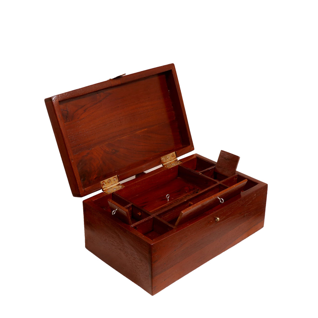 Evora Solid Wood Jewellery Box — view 1