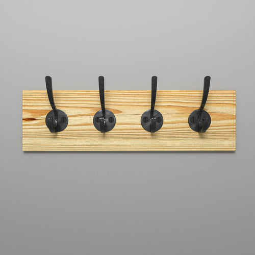 Arden Vintage 4-Hook Wall Rack — view 2