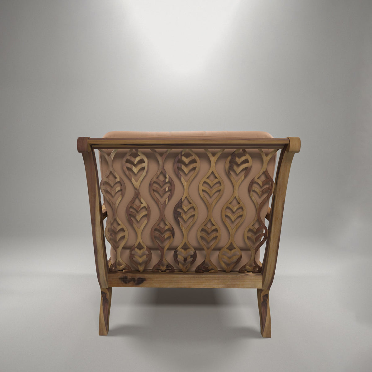 Evora Solid Wood Armchair — view 5