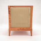 Freya Cane Upholstered Armchair — view 6