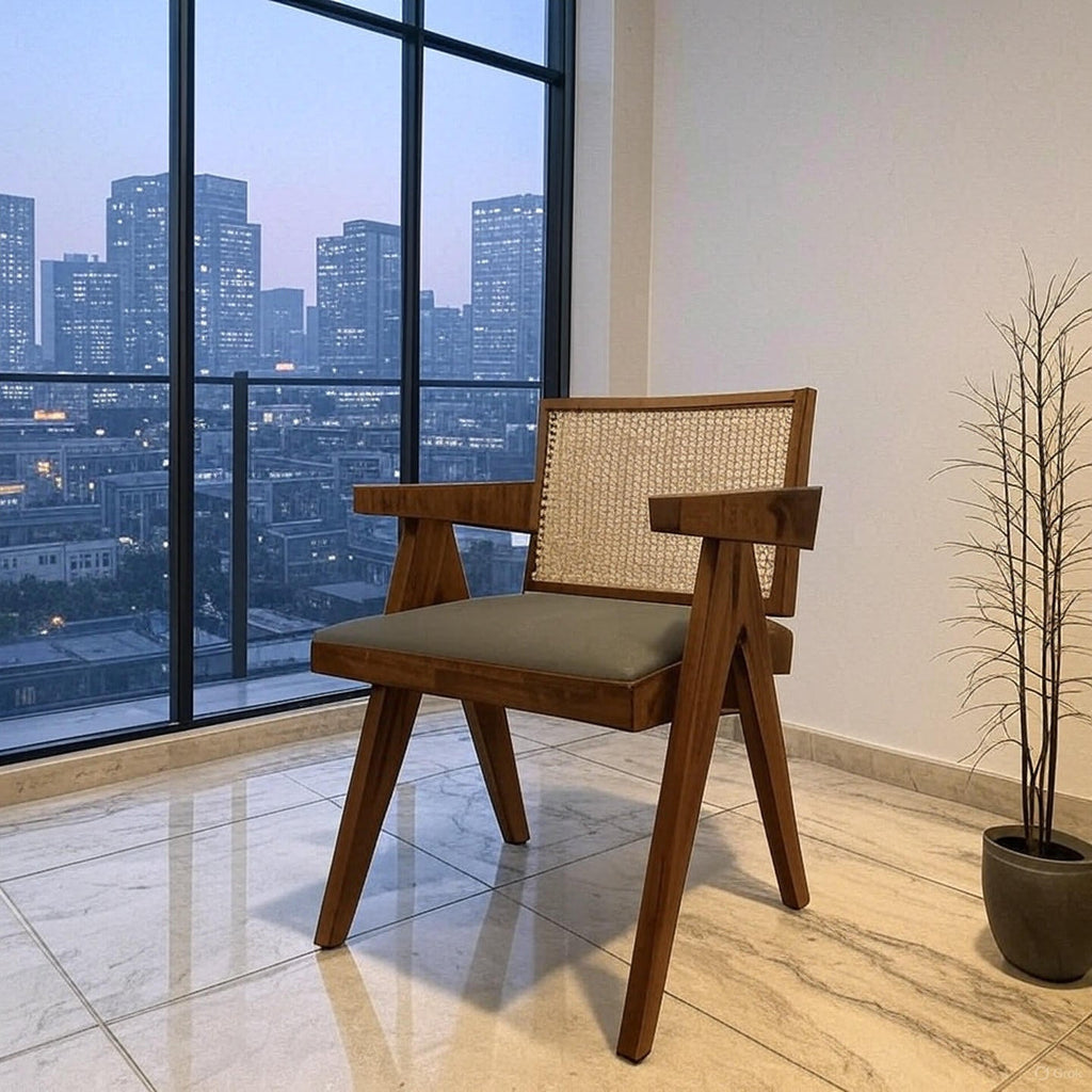 Elise Solid Wood Armchair — view 1