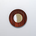 Selene Carved Round Wall Mirror — view 1