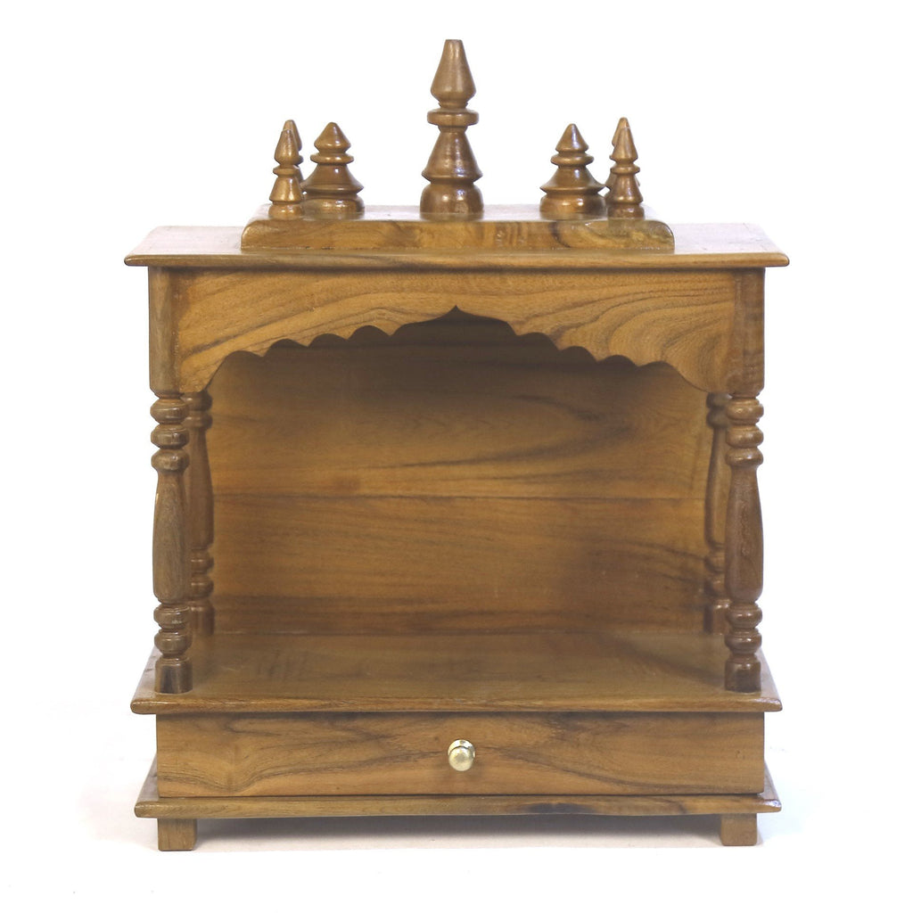 Sienna Carved Home Temple — view 2
