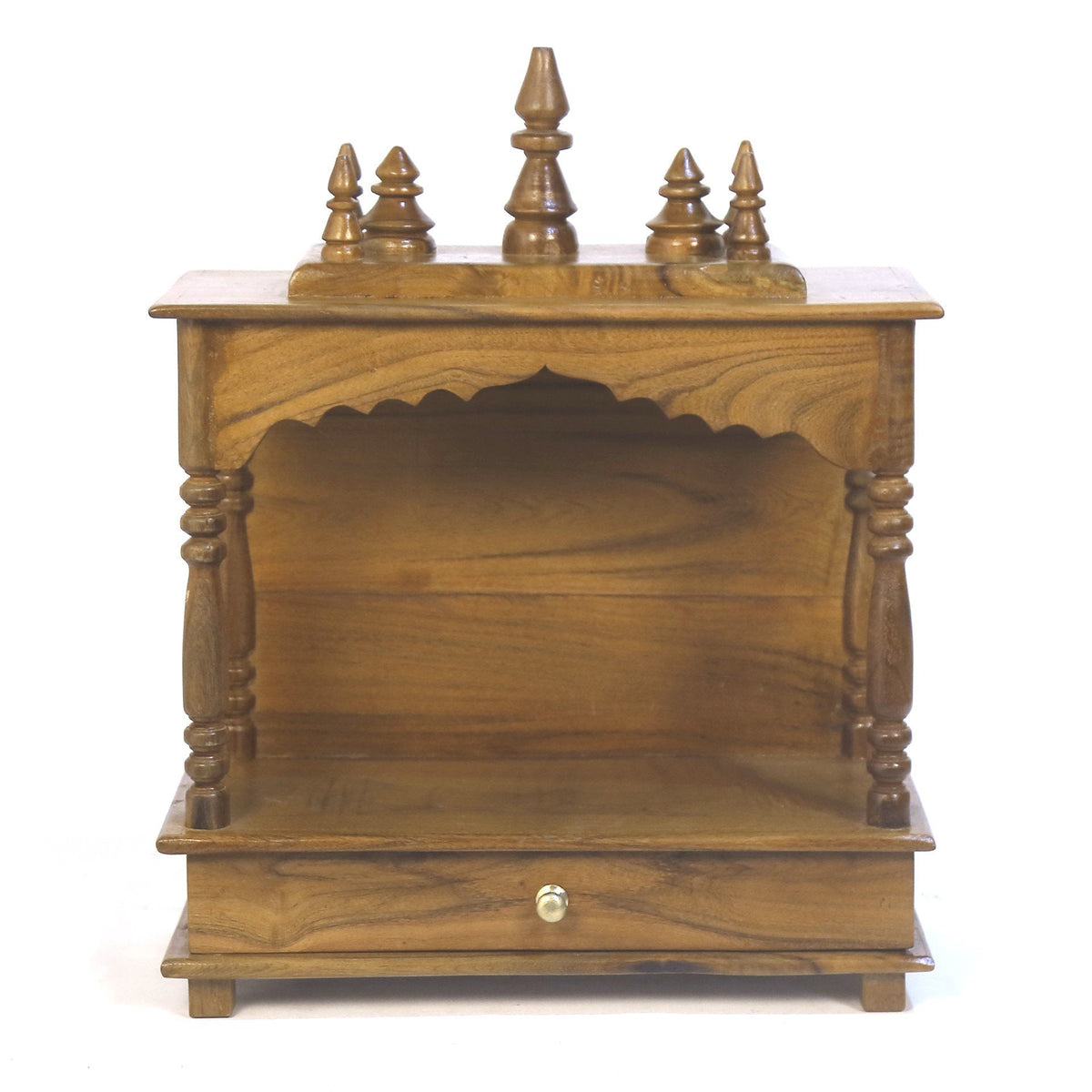 Sienna Carved Home Temple — view 2