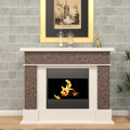Cora White Engineered Wood Fireplace Mantel — view 1