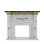 Estelle Carved Engineered Wood Fireplace Mantel — view 2
