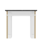 Evora Gold Engineered Wood Fireplace Mantel — view 2