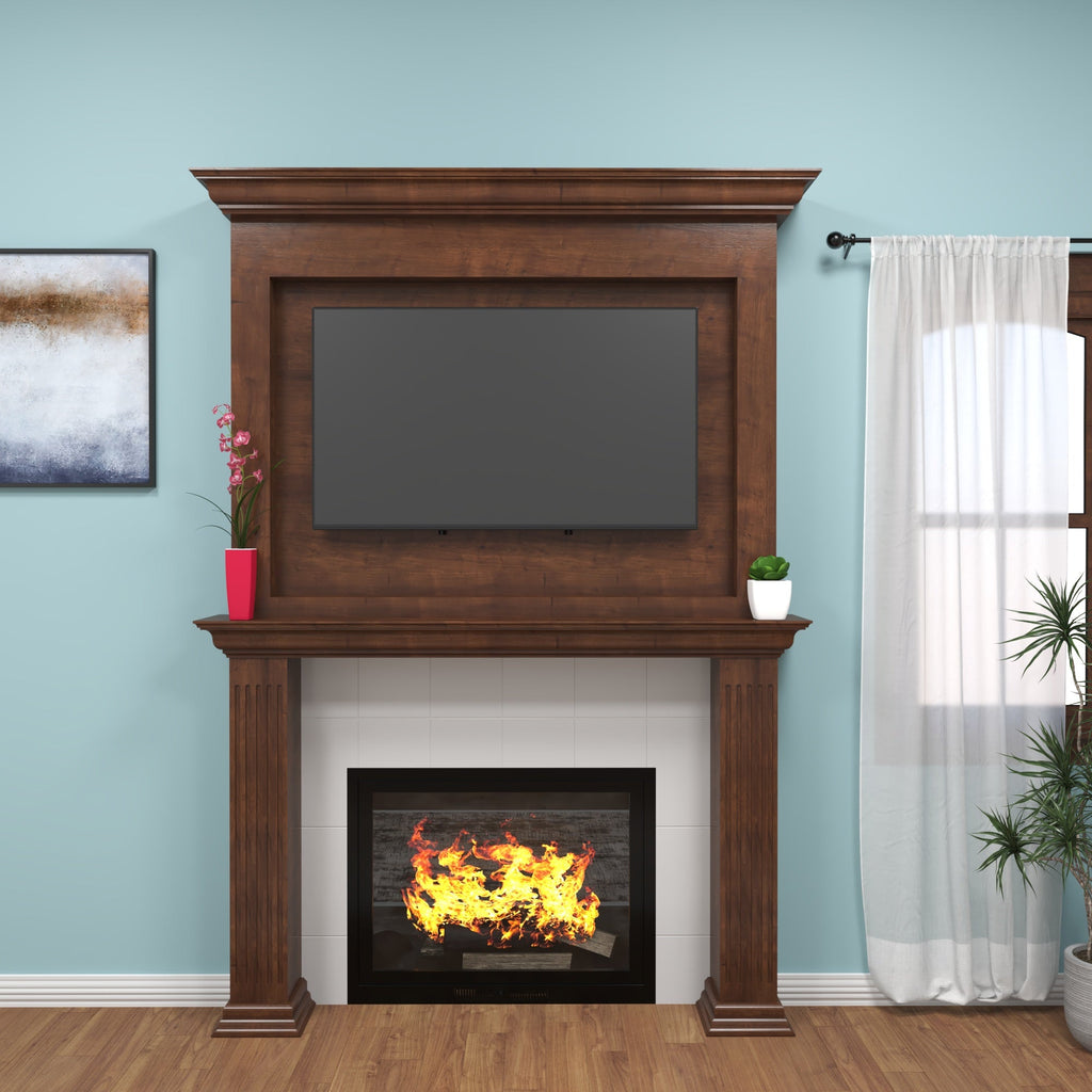 Arden Panelled Fireplace Mantel — view 1