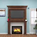 Arden Panelled Fireplace Mantel — view 1