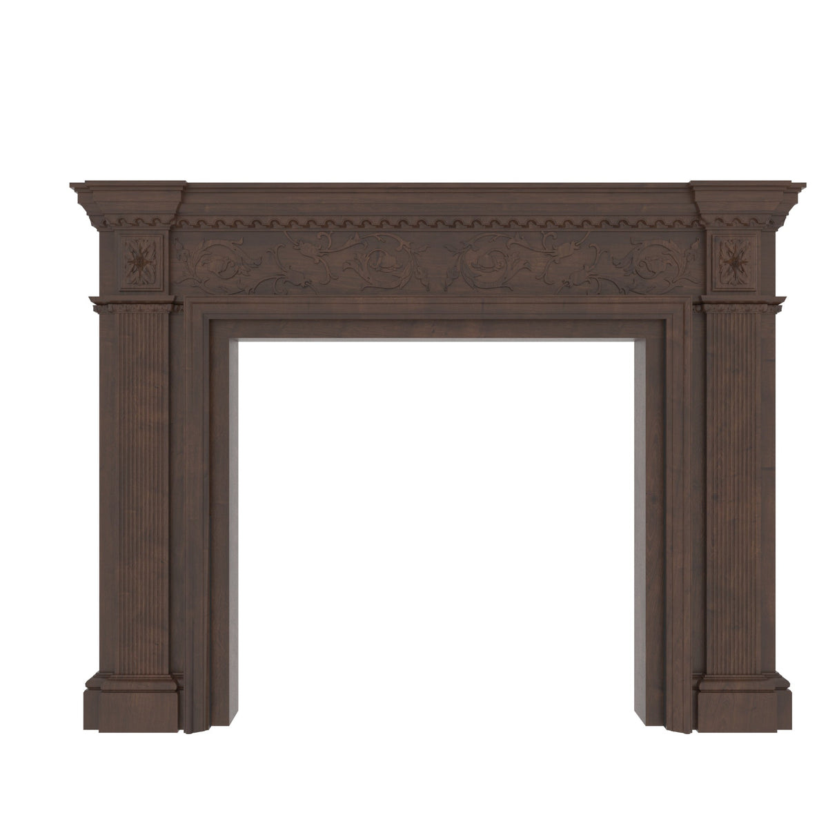 Aveline Carved Fireplace Mantel — view 3