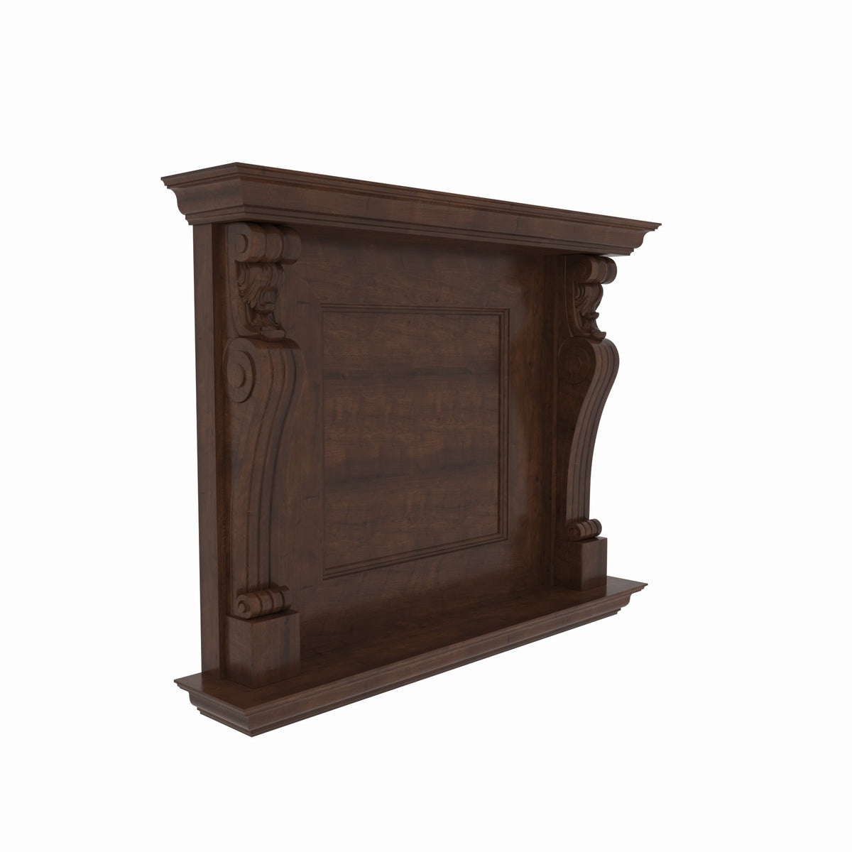Arlo Carved Fireplace Mantel — view 3