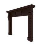 Elodie Carved Engineered Wood Fireplace Mantel — view 3
