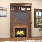 Calista Solid Wood TV Unit — view 1