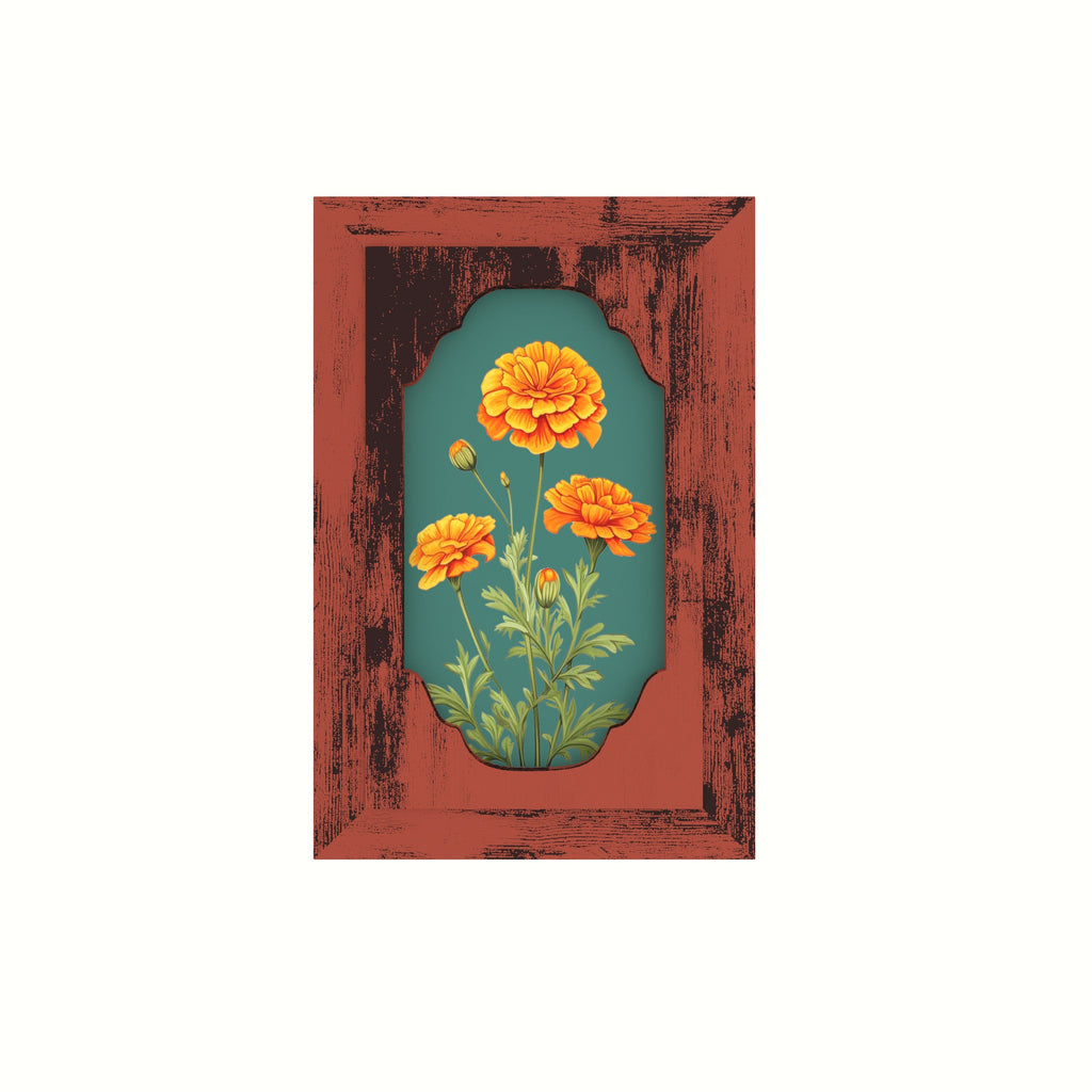 Dalia Floral Rustic Wall Panel — view 2