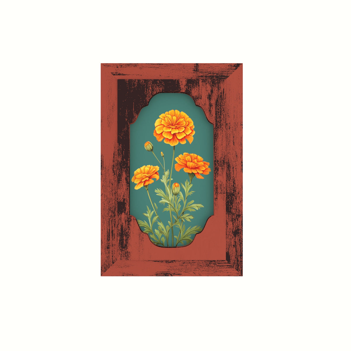Dalia Floral Rustic Wall Panel — view 2