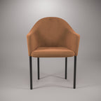 Orla Yellow Metal Armchair — view 2