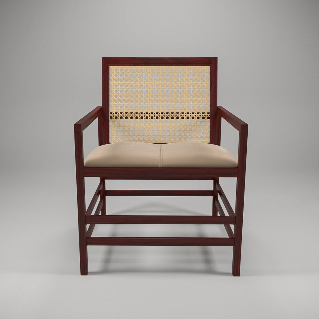 Elara Solid Wood Armchair — view 3
