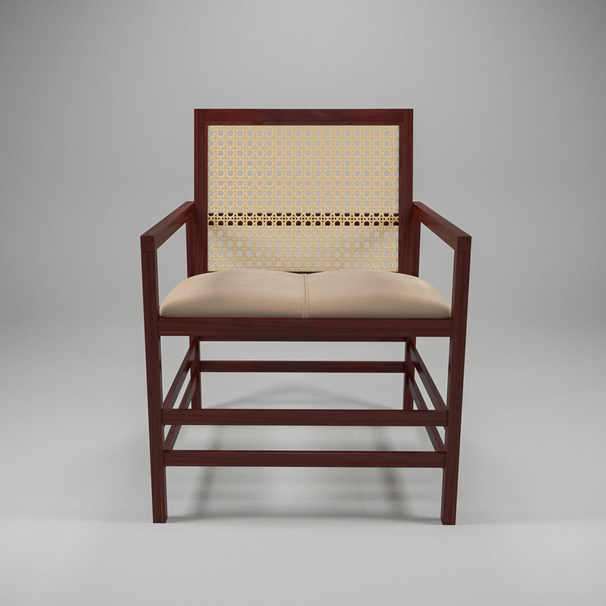 Elara Solid Wood Armchair — view 3