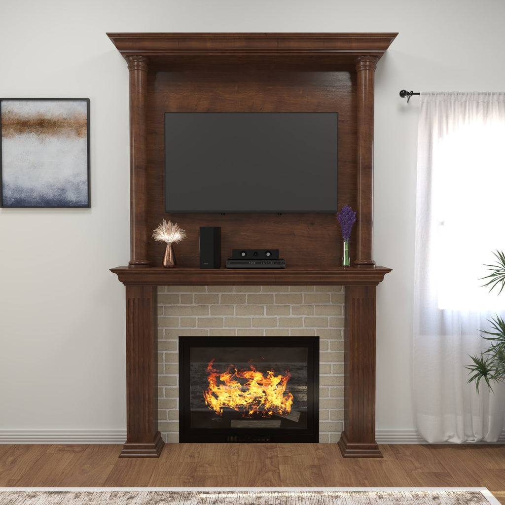 Briar Solid Wood TV Unit — view 1
