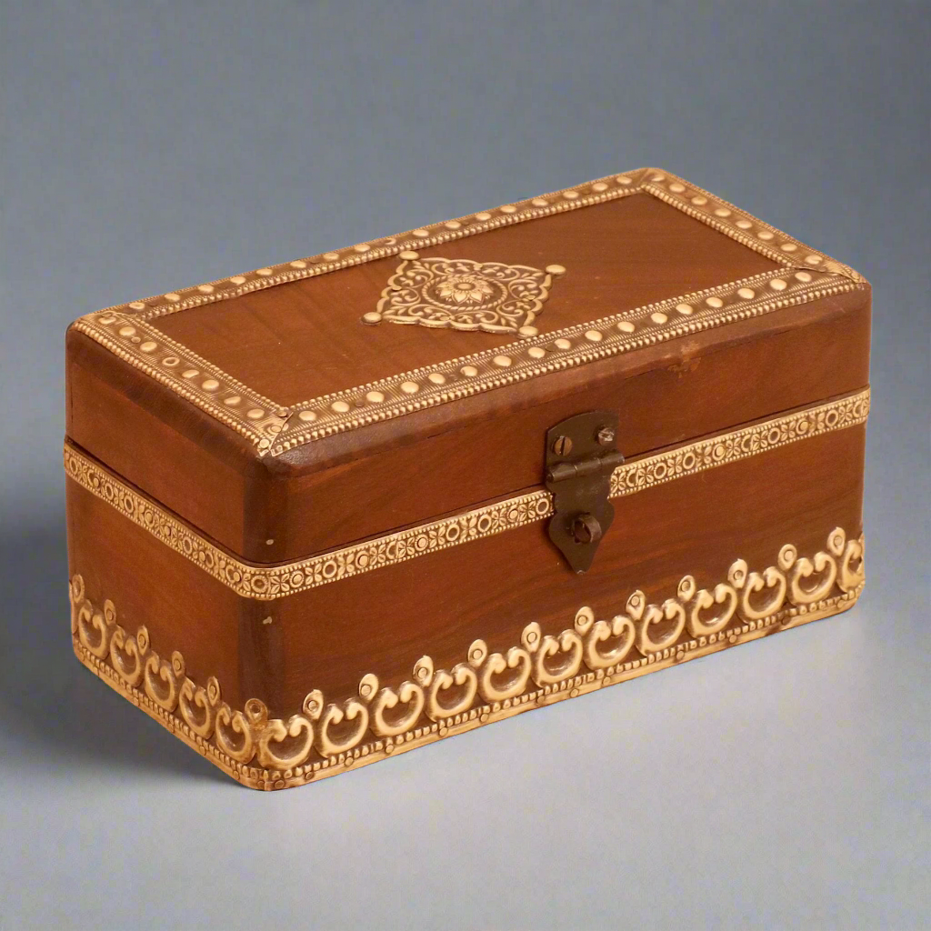 Seren Solid Wood Storage Box — view 7