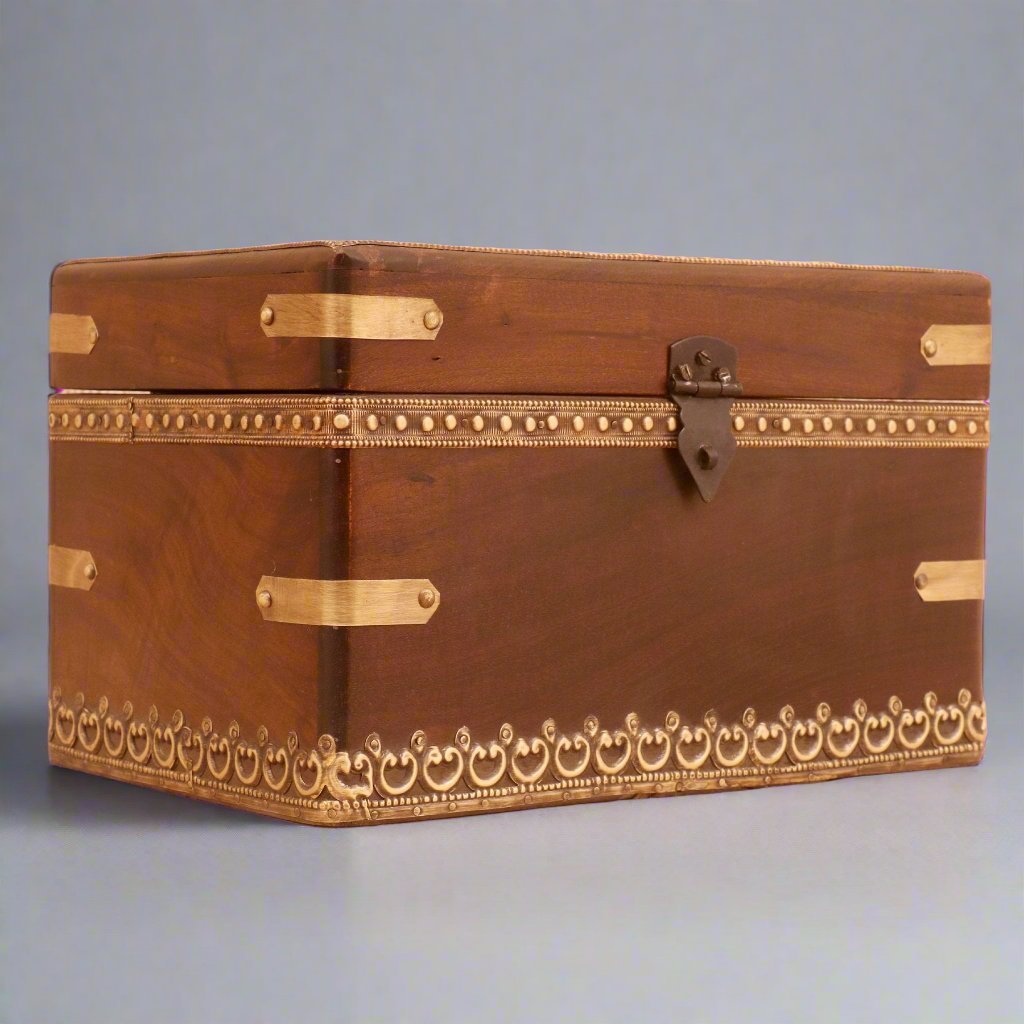 Seren Solid Wood Storage Box — view 3