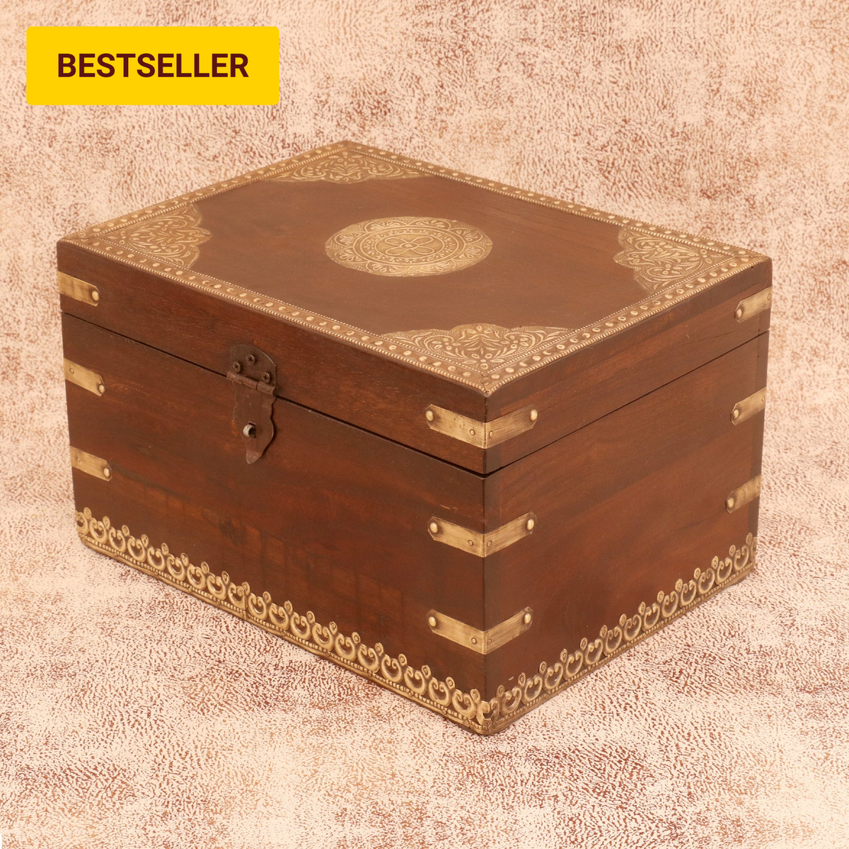 Sable Solid Wood Storage Box — view 3