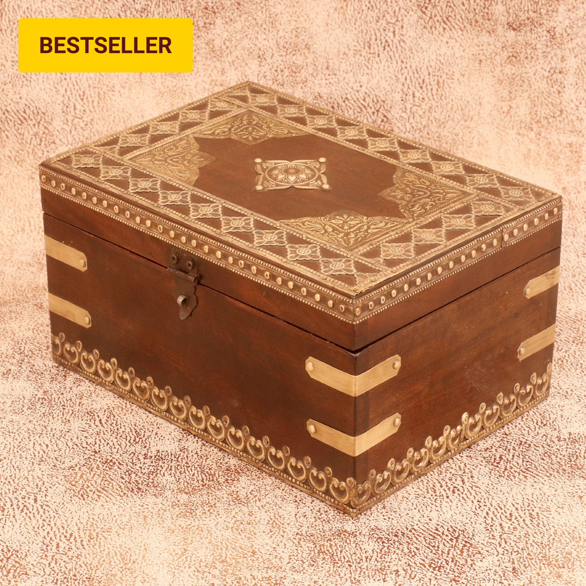 Sable Solid Wood Storage Box — view 5