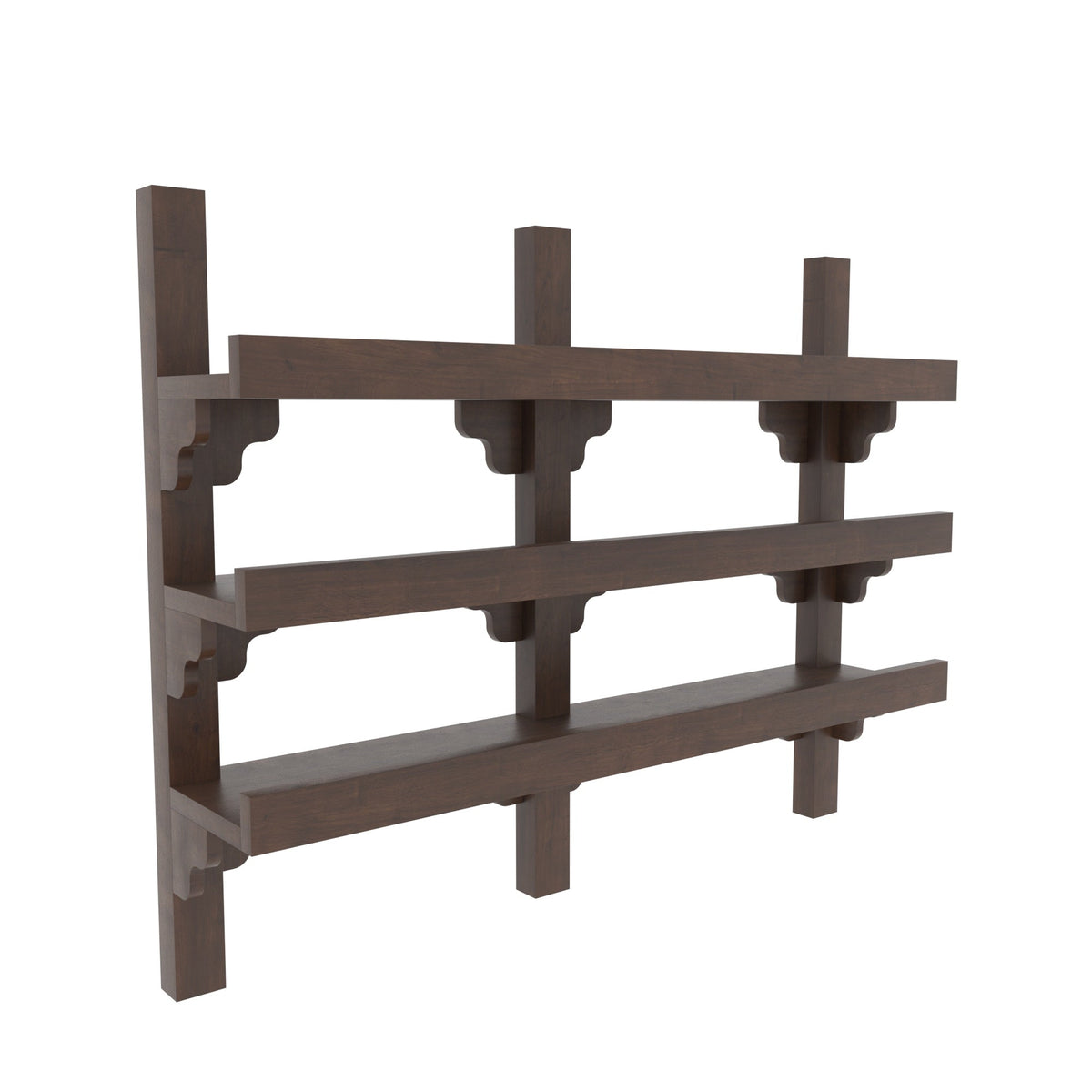 Faye Solid Wood Wall Shelf — view 2