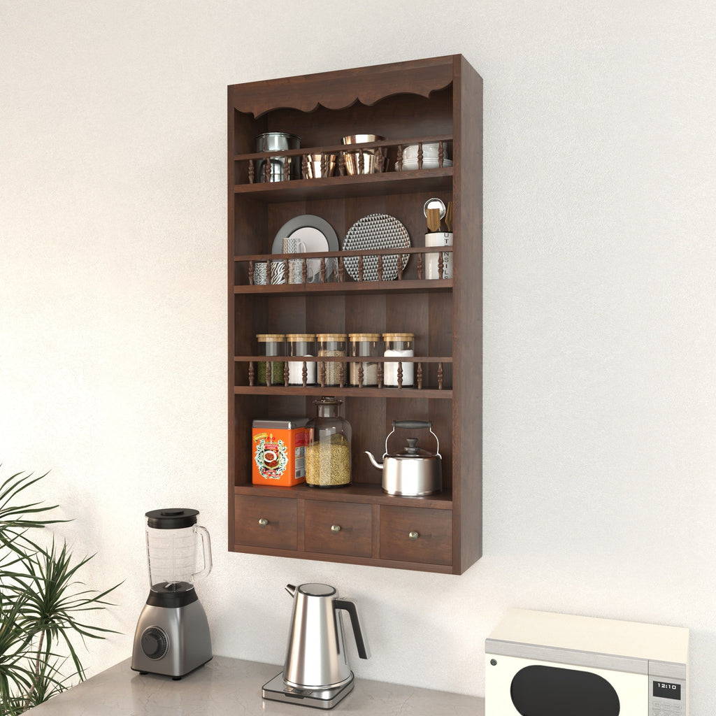 Fiora Solid Wood Wall Shelf — view 1