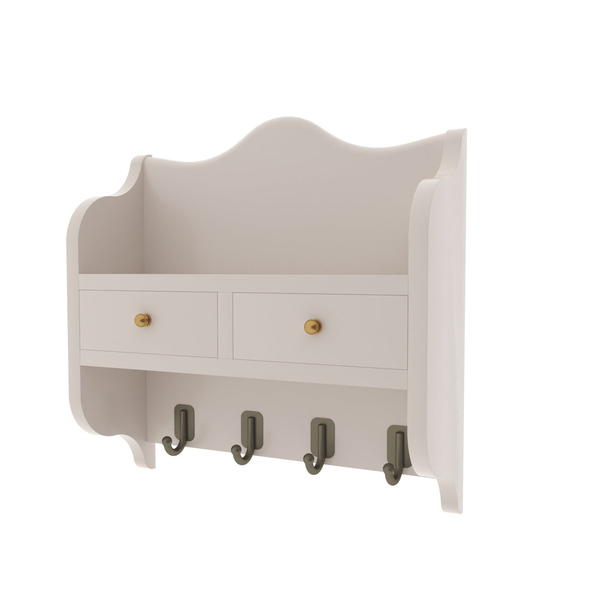 Estelle Solid Wood Wall Shelf — view 2