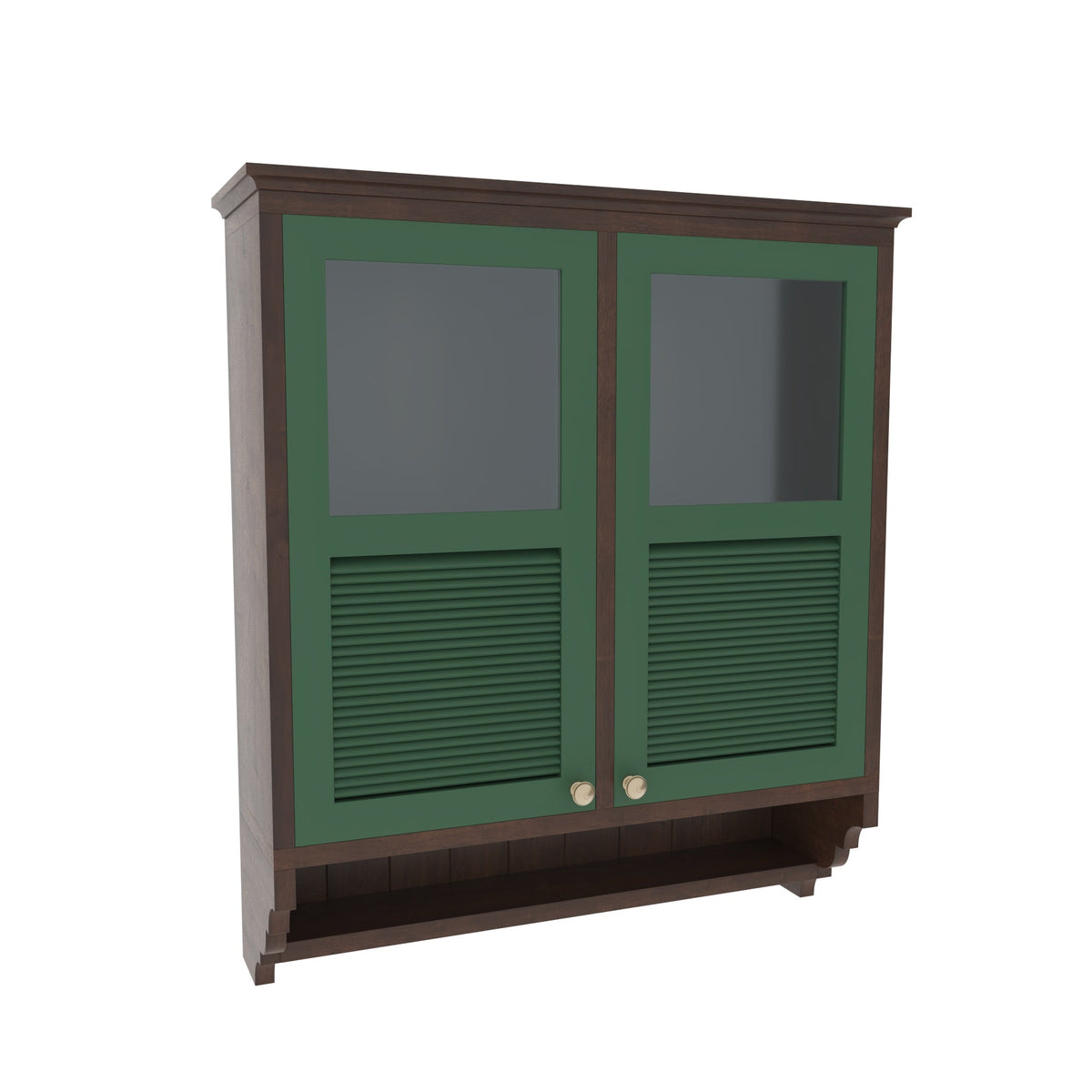 Arden Panelled Glass Panel Wardrobe — view 2