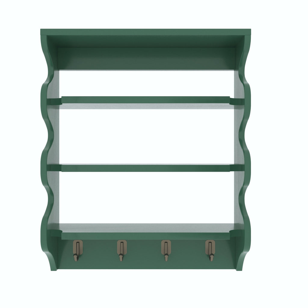 Flora Solid Wood Wall Shelf — view 3