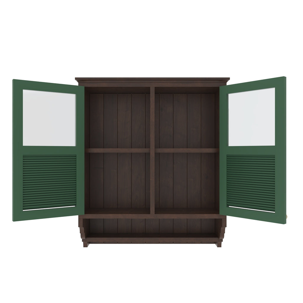 Arden Panelled Glass Panel Wardrobe — view 6