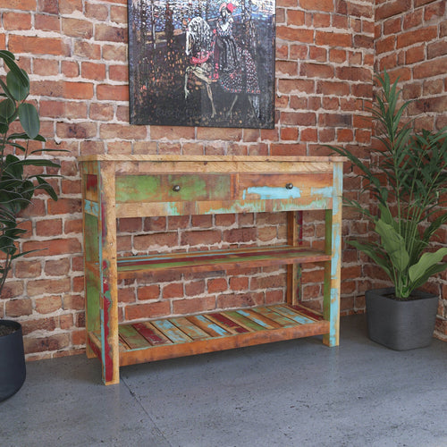 Arden Rustic Console Table — view 1