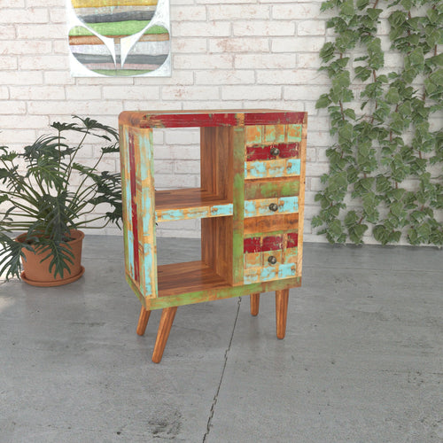Briar Rustic Mid-Century Storage Cabinet — view 1