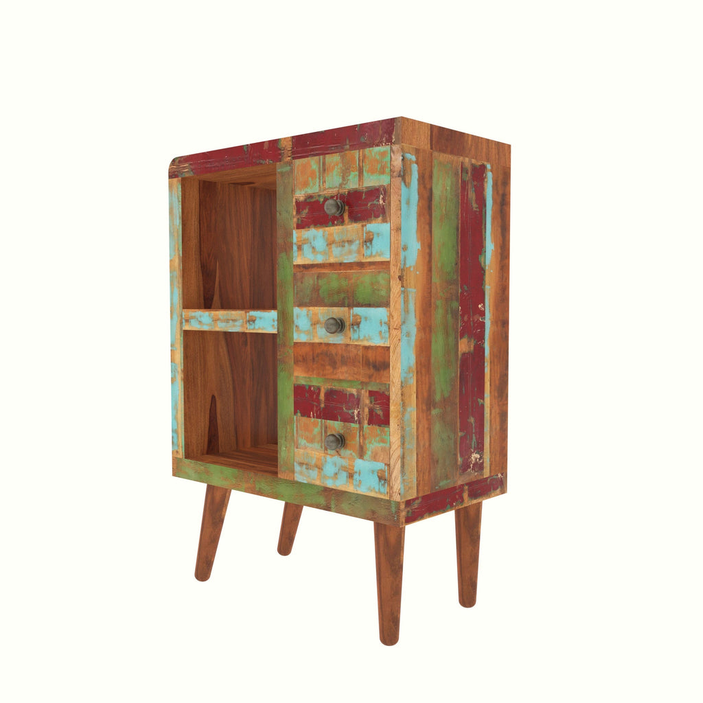 Briar Rustic Mid-Century Storage Cabinet — view 3