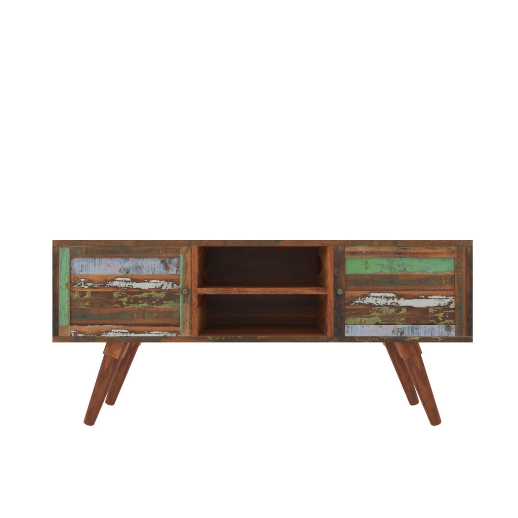 Cora Rustic Mid-Century TV Unit — view 3