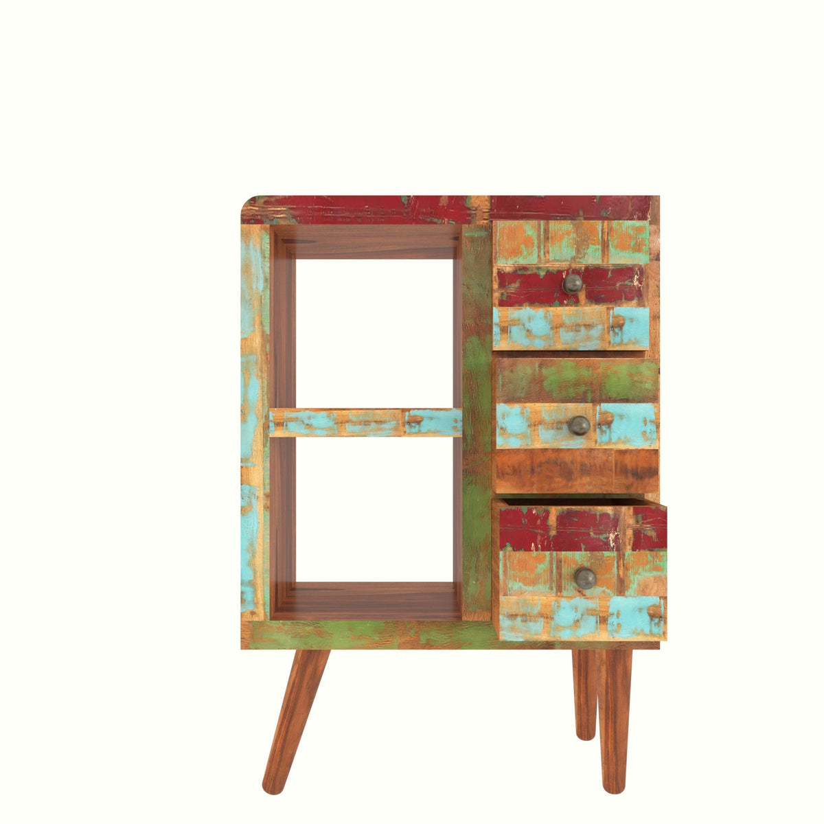 Briar Rustic Mid-Century Storage Cabinet — view 6