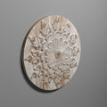 Laurel Floral Carved Engineered Wood Wall Panel — view 1