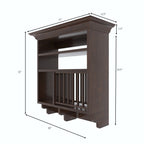 Freya Solid Wood Wall Shelf — view 5