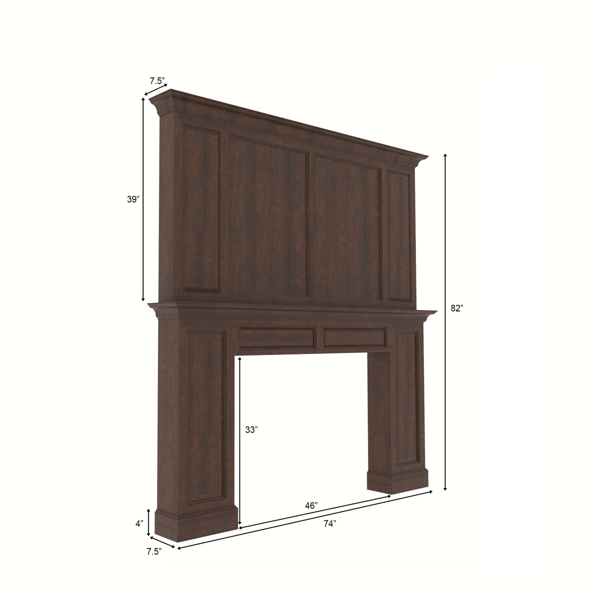 Calla Panelled TV Unit — view 6