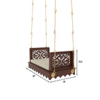 Margot Carved Hanging Swing — view 5