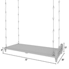 Lyra Solid Wood Hanging Swing — view 6