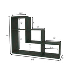 Maren Geometric Engineered Wood Wall Shelf — view 4