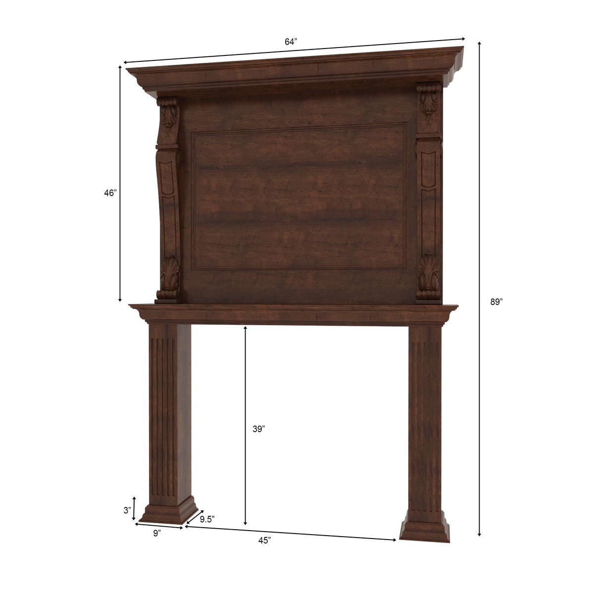 Bellamy Solid Wood TV Unit — view 6