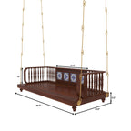 Hazel Inlay Tiled Hanging Swing — view 2