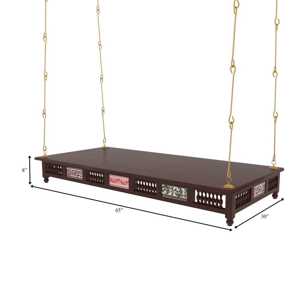 Elara Carved Hanging Swing — view 5
