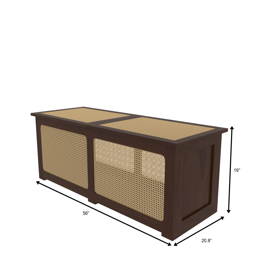 Aurelia Cane Storage Chest — view 6