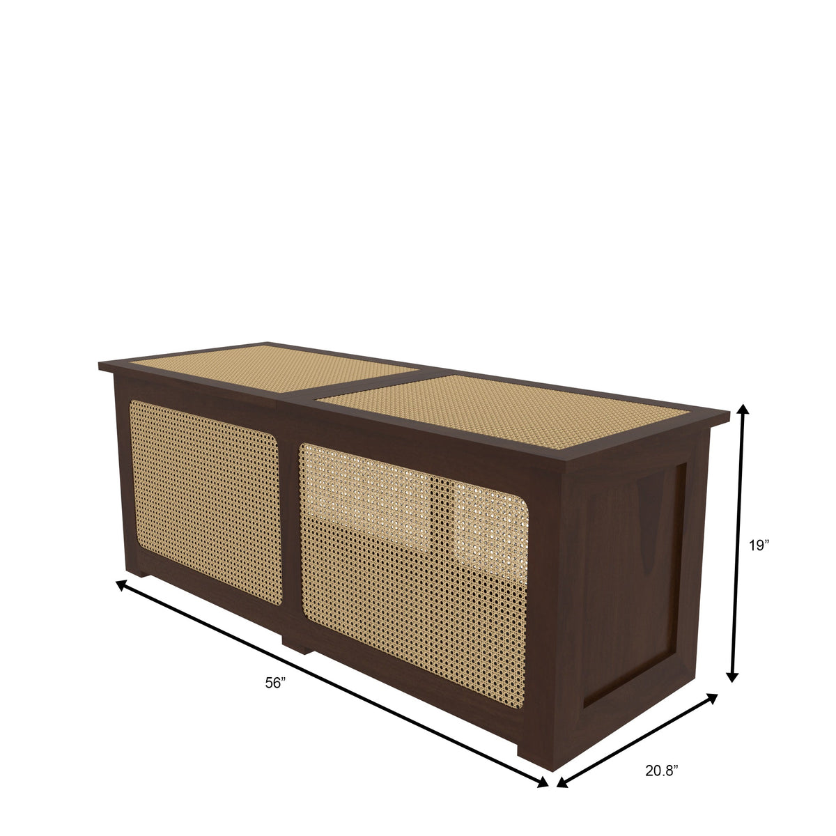 Aurelia Cane Storage Chest — view 6