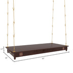 Estelle Carved Hanging Swing — view 6